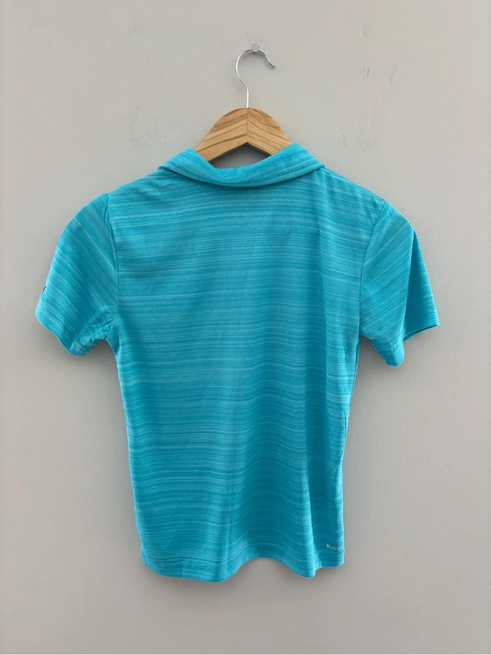 Hurley Boys Blue Striped Polo Shirt Youth Large Casual School Shirt
